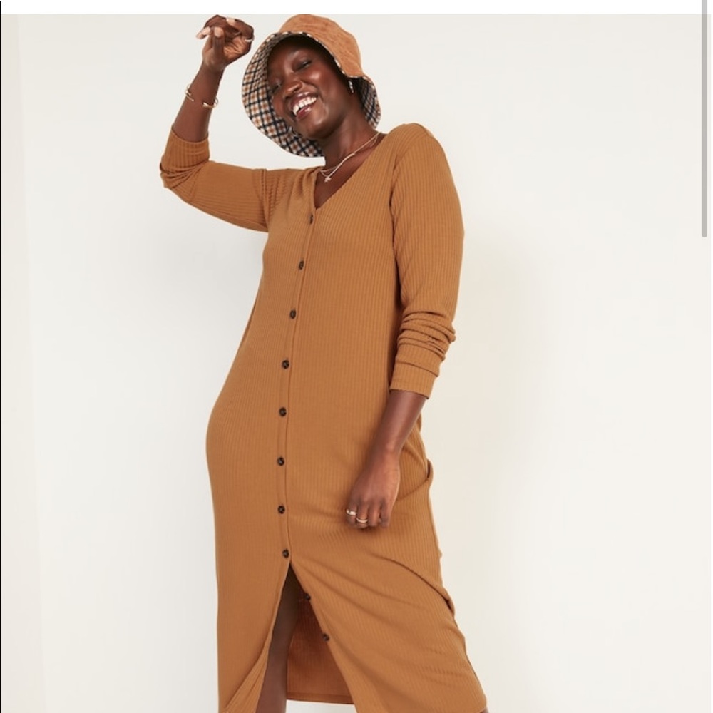 Old navy Rib-Knit Cardigan Sweater Midi Dress
XS